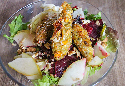 Rote-Bete-Birnen-Walnusssalat